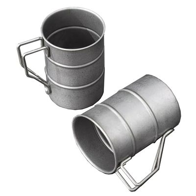 Bottiglia d'acqua portatile da birra in acciaio inossidabile 304 con manico in stile minimalista