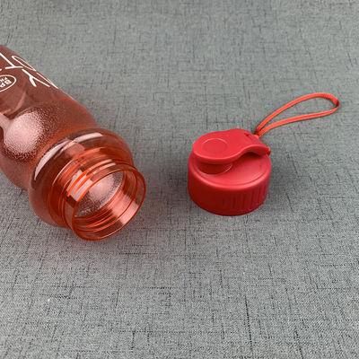 500 ml Coppa di plastica trasparente Eco-friendly Coppa colorata con rivestimento anticorrosione