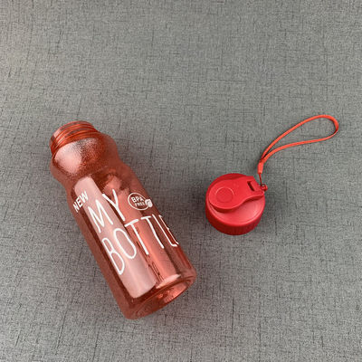 500 ml Coppa di plastica trasparente Eco-friendly Coppa colorata con rivestimento anticorrosione