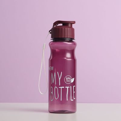 Bottiglie d'acqua di plastica da 500 ml in ingrosso Tazze portatili trasparenti per articoli immagazzinati