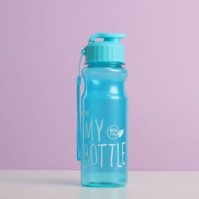 Bottiglie d'acqua di plastica da 500 ml in ingrosso Tazze portatili trasparenti per articoli immagazzinati