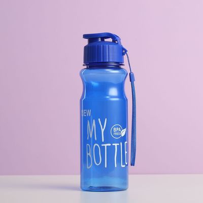 Bottiglie d'acqua di plastica da 500 ml in ingrosso Tazze portatili trasparenti per articoli immagazzinati