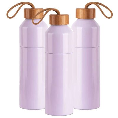 Flasca a vuoto Bottiglia d'acqua in acciaio inossidabile 500ml Logo personalizzato Ottimo per viaggi e sport