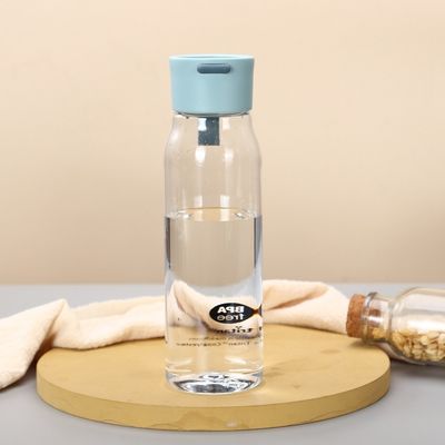 550ml Bpa Libero Capo di plastica a prova di perdite Riutilizzabile Bevande Tritano Bottiglia d'acqua Ideale per la corsa