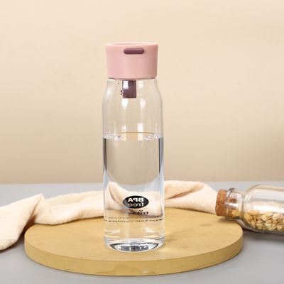 550ml Bpa Libero Capo di plastica a prova di perdite Riutilizzabile Bevande Tritano Bottiglia d'acqua Ideale per la corsa
