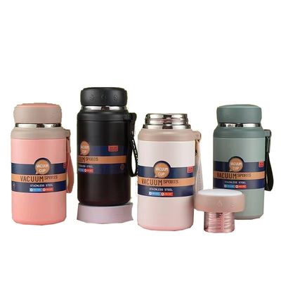 Coppa termica portatile in acciaio inossidabile 316 750 ml/1000 ml di grande capacità per sport all'aperto