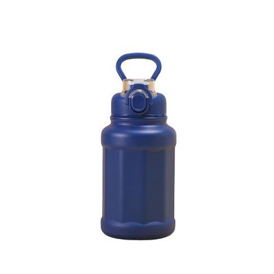 Sport all'aria aperta Tazza termo aspirata in acciaio inossidabile con 700 ml di grande capacità e paglia