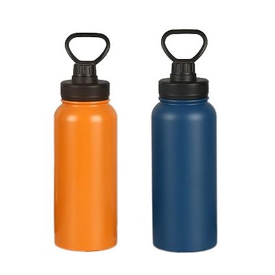 Bottiglie sportive isolanti a vuoto portatili in acciaio inossidabile 1000 ml con maniglie