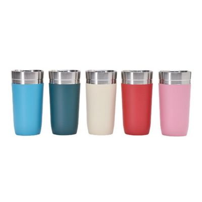 500 ml Bottiglia d'acqua in acciaio inossidabile 304 Tazza di caffè portatile da bere Tazza termo con coperchio