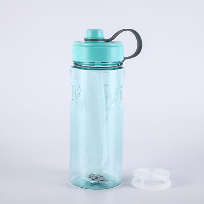 TOUR Logo personalizzato Bottiglia da bere a forma quadrata Frosto a prova di perdite Bottiglia d'acqua di plastica quadrata