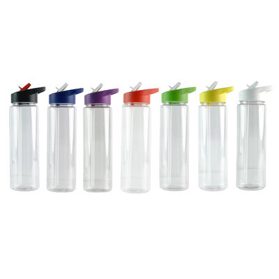 Attività all'aria aperta Essential 750ml AS/SK Materiale Bottiglia d'acqua di plastica con cannuccia