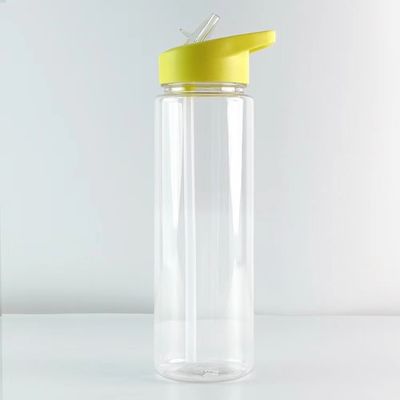 Attività all'aria aperta Essential 750ml AS/SK Materiale Bottiglia d'acqua di plastica con cannuccia