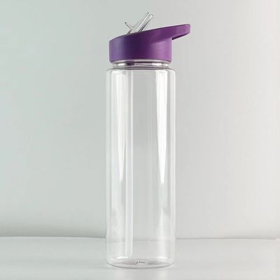 Attività all'aria aperta Essential 750ml AS/SK Materiale Bottiglia d'acqua di plastica con cannuccia
