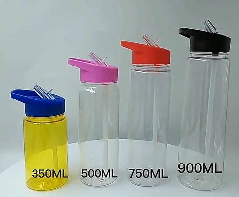 750 ml Bottiglia trasparente di plastica per sportivi e viaggi per l' acqua bollente