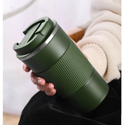Coppa di vuoto a doppia parete in acciaio inossidabile 380 ml/510 ml per viaggi isolati e caffè caldo