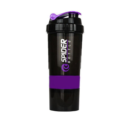 Fitness BPA-Free Plastic Protein Shaker Bottle Cup con Mixer e Glitter Design
