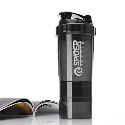 Fitness e sport all'aria aperta 500 ml Bottiglia di plastica GYM Protein Shaker con palla di miscelazione
