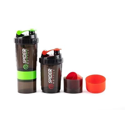 Fitness e sport all'aria aperta 500 ml Bottiglia di plastica GYM Protein Shaker con palla di miscelazione