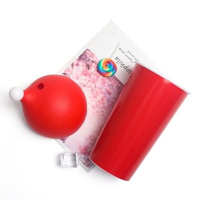Tazze tipo drinkware regalo di Natale 20oz tazza Tumbler con cappello di Babbo Natale coperchio e paglia