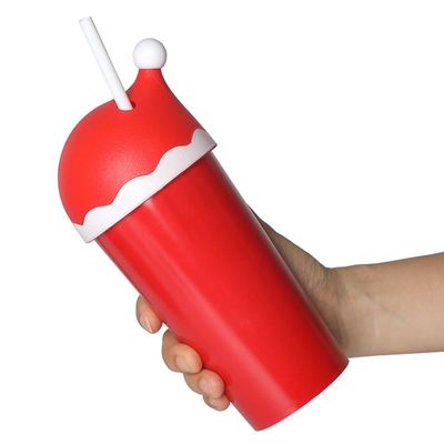 Tazze tipo drinkware regalo di Natale 20oz tazza Tumbler con cappello di Babbo Natale coperchio e paglia