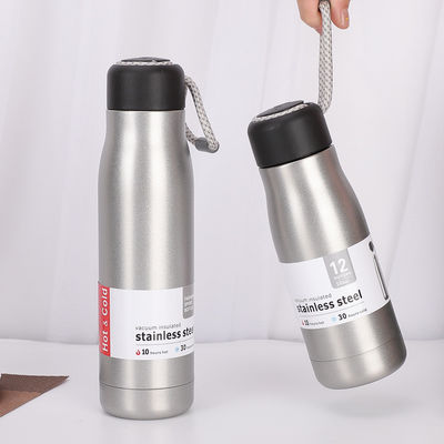 400ml/500ml Modern Design Acciaio inossidabile Doppia parete Isolata Sport Acqua bottiglia