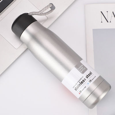400ml/500ml Modern Design Acciaio inossidabile Doppia parete Isolata Sport Acqua bottiglia