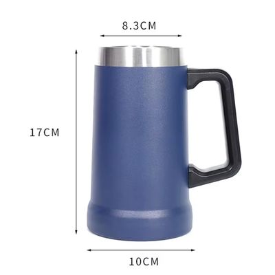 Doni d'affari 710ml grande capacità Custom Sport 304 Acciaio inossidabile Tazza d'acqua con manico