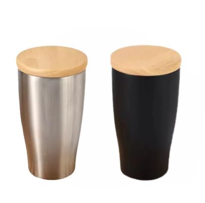 Bottiglia d'acqua in plastica di legno vintage da 350 ml per occasioni di viaggio