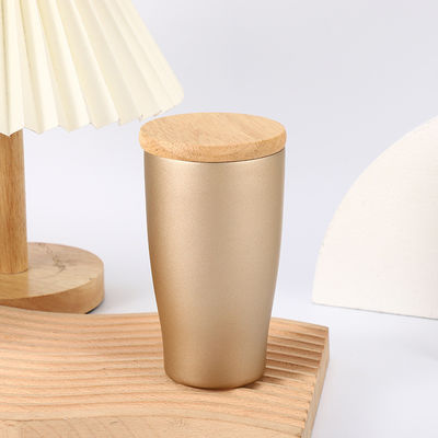 Bottiglia d'acqua in plastica di legno vintage da 350 ml per occasioni di viaggio