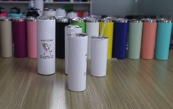 Grandi Capacità Creativa Custom Straw isolato Tazza Viaggio di 304 acciaio inossidabile