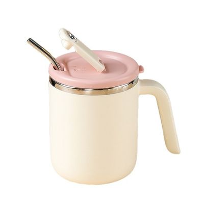 Tazza da caffè in acciaio inossidabile da 500 ml Tazza d'acqua riutilizzabile per ufficio e viaggi sostenibili