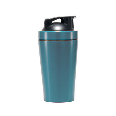 500ml e 750ml Gym Metal Stainless Steel Shaker Bottle con palla di miscelazione OEM accettato