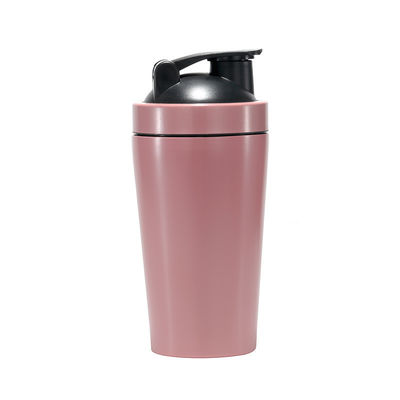 500ml e 750ml Gym Metal Stainless Steel Shaker Bottle con palla di miscelazione OEM accettato