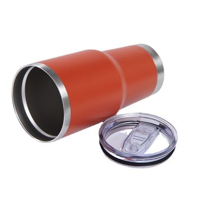 30oz Doppia parete Acciaio inossidabile vini Tumbler Reutilizzabile bottiglia aspirapolvere con coperchio