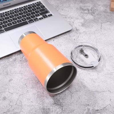 30oz Doppia parete Acciaio inossidabile vini Tumbler Reutilizzabile bottiglia aspirapolvere con coperchio