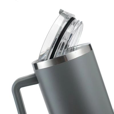 40oz Sublimazione Viaggio tazza di caffè con maniglia in polvere rivestita in acciaio inossidabile Tumbler