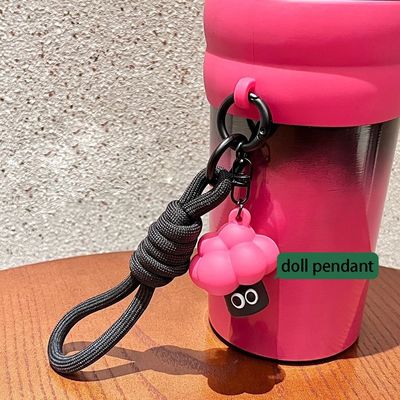 710ML Acciaio inossidabile Tazza di caffè a prova di perdita Campeggio Tazza termica con paglia e logo personalizzato