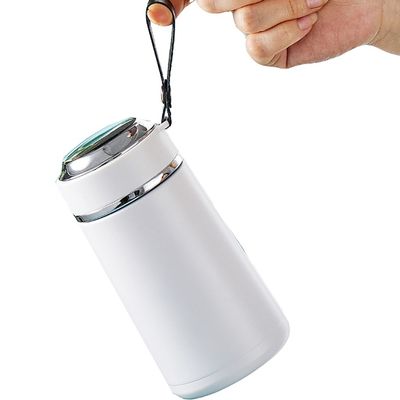 Torno a scuola colore personalizzato Tazza aspiratrice in acciaio inossidabile da 350 ml con corda portatile
