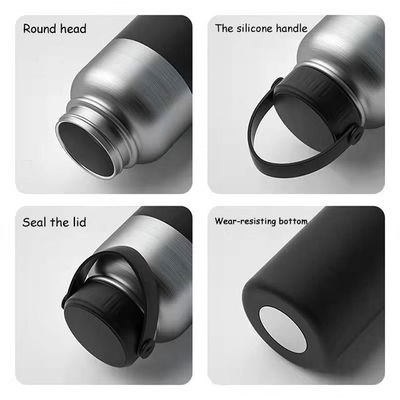 2023 Chic Custom Logo Gift Vacuum Leakproof Double Wall Flask Restare idratato in movimento