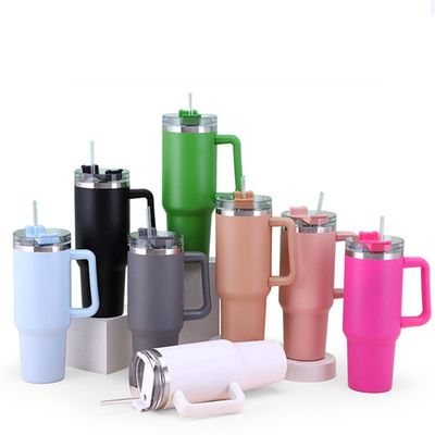 40oz Tumbler a manico isolato Tumbler in acciaio inossidabile con logo personalizzato accettabile