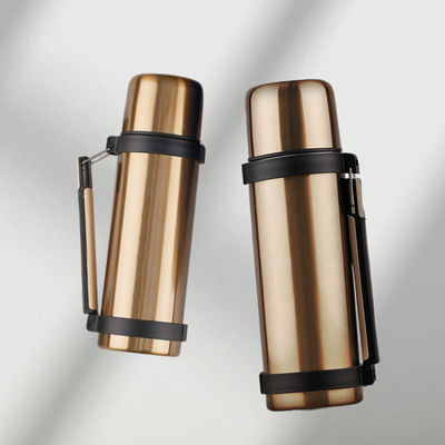 1200ml Bottiglia di vuoto per viaggi in metallo Custom Low MOQ Tumbler isolante in acciaio inox