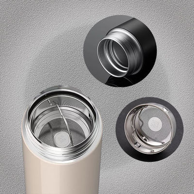 350ml Capacità Tazza dritta Acciaio inossidabile Bottiglia d'acqua a vuoto per bevande calde in auto