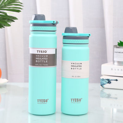 Flaschetta termica Eco-friendly bocca larga doppia parete Acciaio inossidabile Isolata bottiglia d'acqua