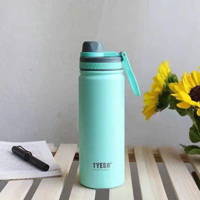 Flaschetta termica Eco-friendly bocca larga doppia parete Acciaio inossidabile Isolata bottiglia d'acqua