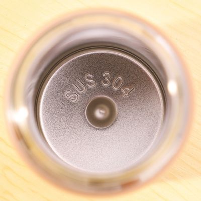 Esempio 280ML Coppa in acciaio inossidabile a grano di legno per il logo personalizzato Bambini bottiglia di acqua sportiva