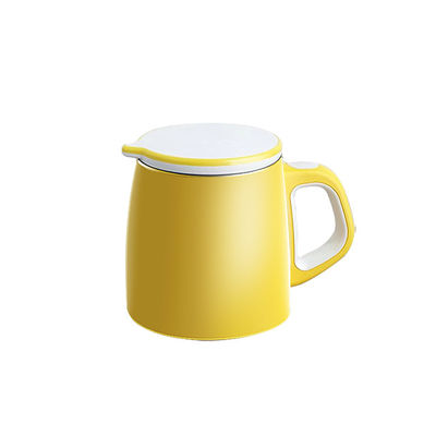 Tazza di viaggio isolante a prova di fuoriuscita in acciaio inossidabile in stile nordico con manico