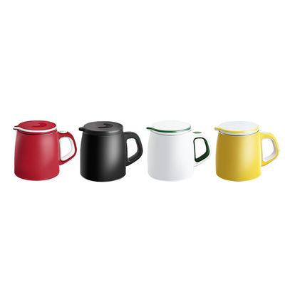 Tazza di viaggio isolante a prova di fuoriuscita in acciaio inossidabile in stile nordico con manico