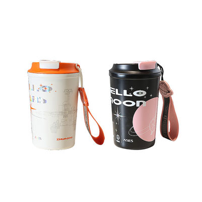 Acciaio inossidabile isolato Tazza da caffè da viaggio Tazza da caffè riutilizzabile a prova di perdite 380ml 510ml