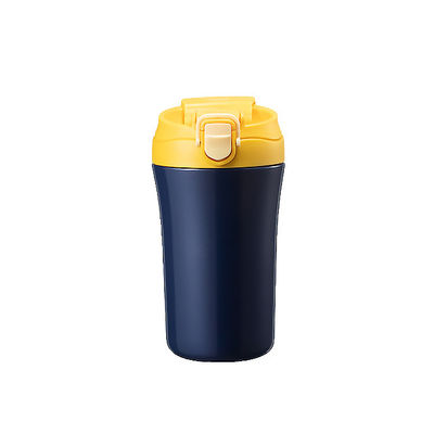 Caffettiere da viaggio isolato in acciaio inossidabile con logo personalizzato e coperchio antiversamento