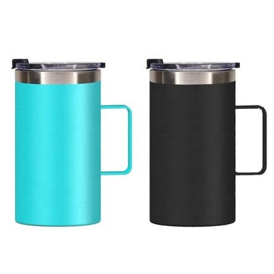 Tazza da caffè in acciaio inossidabile a vuoto con presa a mano 12-24 ore di isolamento